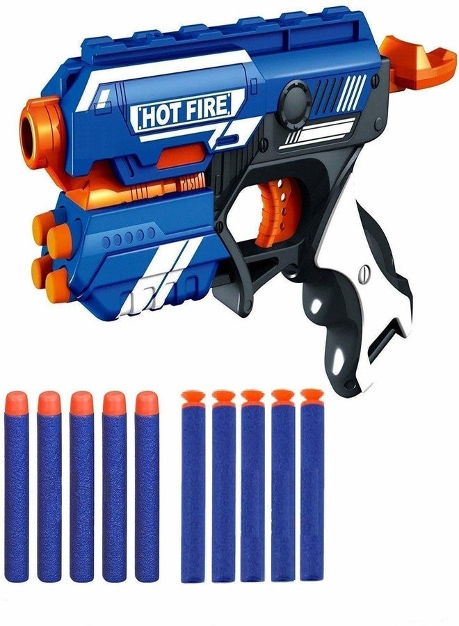 VICORP Soft Bullet Blaster Toy | Handheld Foam Dart Shooter | Includes 10 Soft Foam Bullets | Manual Operation for Active Play | Lightweight and Easy to Use | Indoor and Outdoo Game | Multicolor - Image 3